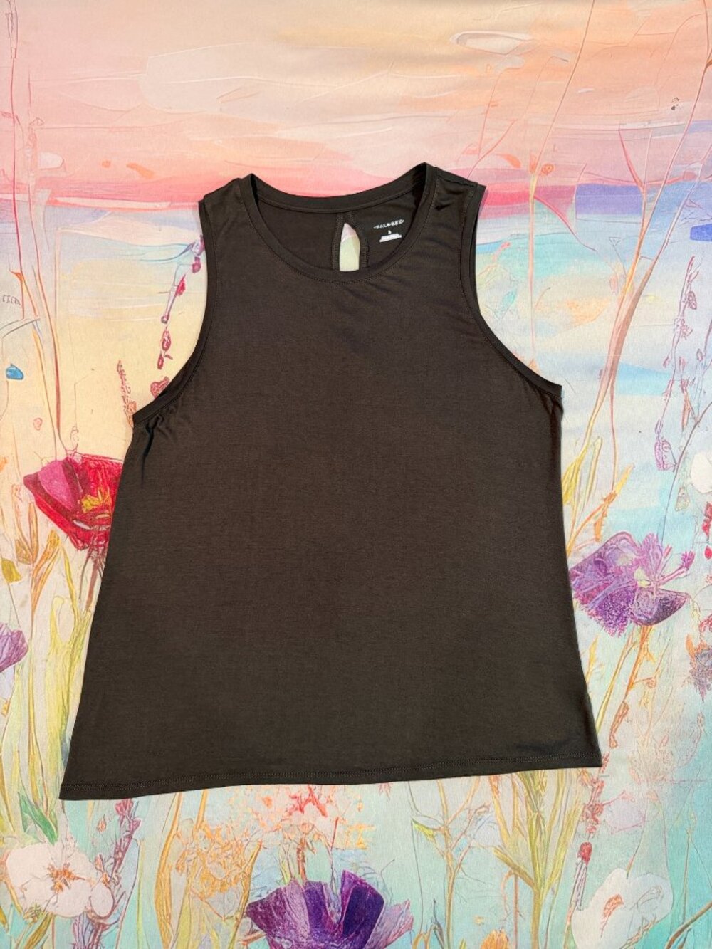 🖤 Halogen Olive Sleeveless Tank Top | Size Large | Classic Essential 🌿✨ - Picture 4 of 8